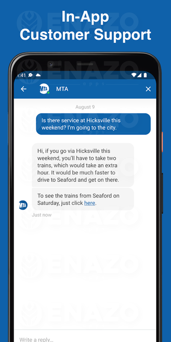 MTA TrainTime 6 by Enazo mta traintime receipt